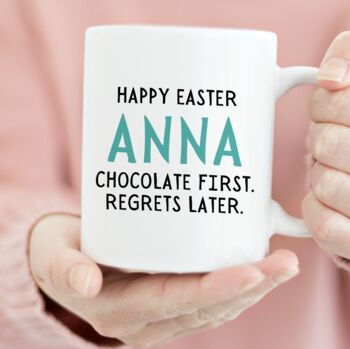 Personalised Funny Easter Gift Mug, 2 of 4