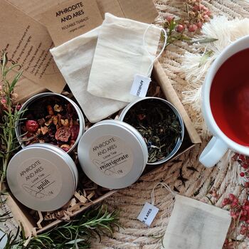'Tea Ritual' Loose Tea Selection With Reusable Tea Bags, 9 of 11