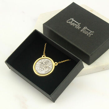 Personalised 70th Birthday Sixpence Coin Necklace, 3 of 8