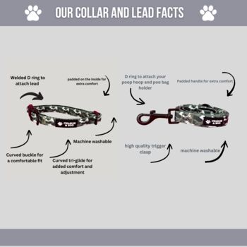 Camouflage Dog Collar And Lead, 3 of 5