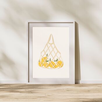 Set Of Three Fruit Baskets Print, 2 of 4