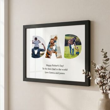 Dad Photo Collage Print Fathers Day Gifts, 6 of 9