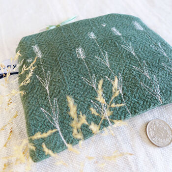 Embroidered Lavender Purse, 3 of 6