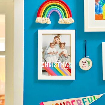 Personalised Family Christmas Rainbow Print, 8 of 8