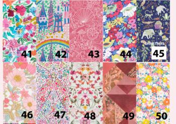 Personalised Christmas Stocking In Liberty London, 9 of 12