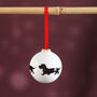 Dog Christmas Bauble Decoration. Pick Your Breed, thumbnail 7 of 12