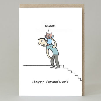 Piggyback Father's Day Card, 2 of 3