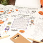 Personalised Watercolour Halloween Trick Or Treat Crate, thumbnail 2 of 4