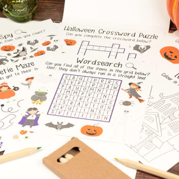Personalised Watercolour Halloween Trick Or Treat Crate, 2 of 4