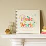 Colourful 'Hello World' Bump To Birth Custom Journal, thumbnail 11 of 11