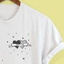 Skulls And Hearts Personalised Tattoo T Shirt, thumbnail 7 of 7