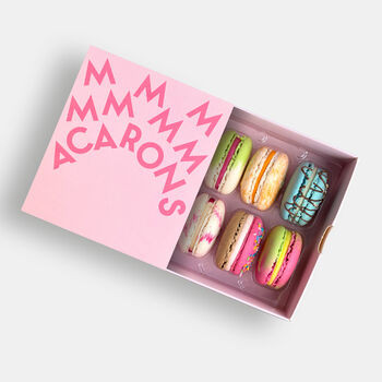 Ice Cream Macarons Gift Box Of Six, 4 of 11
