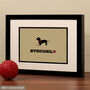 Personalised Dachshund Print For One Or Two Dogs, thumbnail 9 of 12