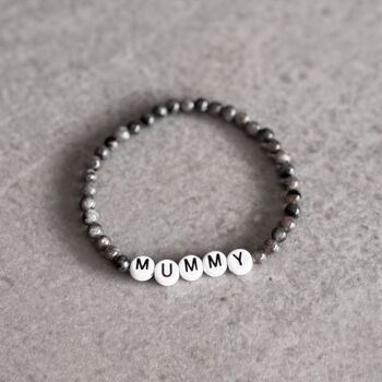 Thank You Mum Gemstone Bracelet, 2 of 8