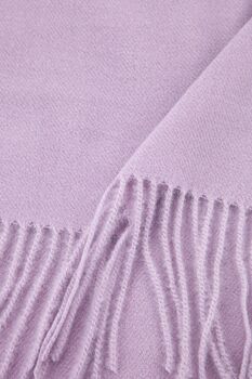 Lucia Heavyweight Scarf Lilac, 6 of 6