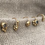 Twist Earring With Moonstone And Gold Details, thumbnail 5 of 5