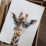 Giraffe In Sunglasses Print, thumbnail 7 of 8