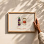 Personalised “Drinking Buddies” Print, thumbnail 1 of 2