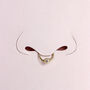 9ct Solid Gold Cz Ball Closure Helix Nose Ring, thumbnail 3 of 6