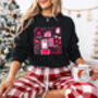 Tis The Season Christmas Holiday Collage Sweatshirt, thumbnail 2 of 7