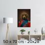 Personalised Royal Pet Portrait On Canvas The Prince, thumbnail 5 of 6