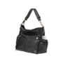 Lennox Midi Black Leather Handbag, thumbnail 3 of 10