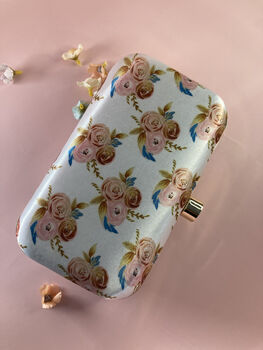 Handcrafted Flower Power Floral Clutch Bag, 2 of 6
