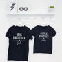 Personalised Sibling Ballpoint T Shirt Set, thumbnail 2 of 6