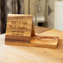 Personalised Book Stand And Coaster Here's To Your Next Chapter Gift, thumbnail 2 of 6