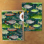 Flumens Christmas Freshwater Fish Greetings Card, thumbnail 3 of 6
