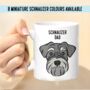 Personalised Miniature Schnauzer Mug, thumbnail 1 of 5