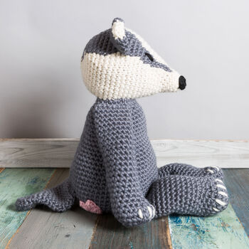 Mary The Giant Badger Crochet Kit, 3 of 10