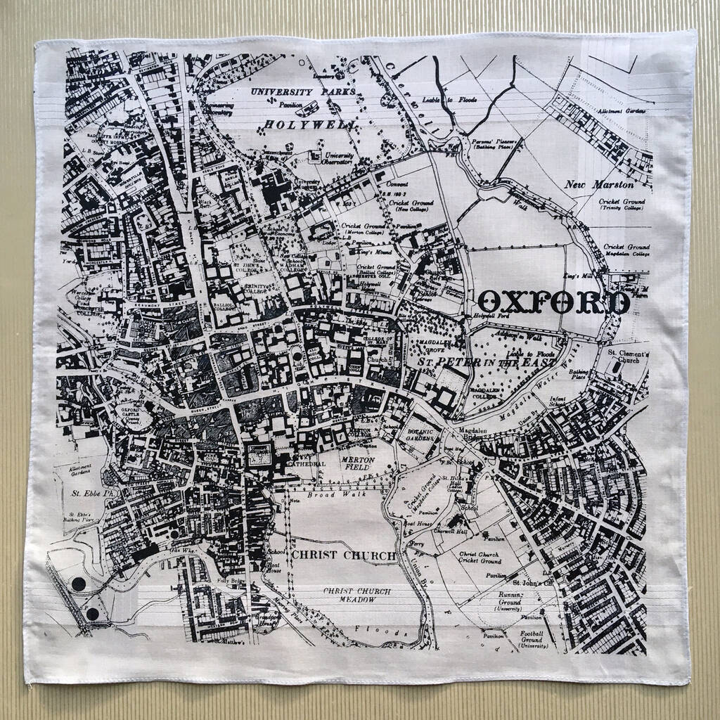 Newcastle Gateshead map hankie