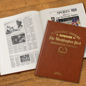 Washington Capitals Personalised Gift Newspaper Book, 6 of 12