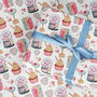 Fun Valentines Day Heart Wrapping Paper Roll #576, thumbnail 1 of 3