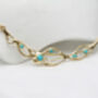 Gold And Turquoise Necklace, thumbnail 7 of 10
