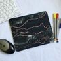 Personalised Black Rose Gold Mouse Mat, thumbnail 1 of 5