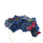 Hair Fascinator In Royal Blue Or Ivory, thumbnail 2 of 6