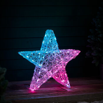 Twinkly Smart LED Outdoor Acrylic Medium Christmas Star, 4 of 12
