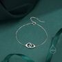 Sterling Silver Handcuff Bracelet, thumbnail 4 of 11
