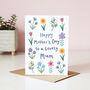 Floral Mum Mother's Day Card, thumbnail 1 of 2
