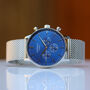 Personalised Architect Watch With Silver Strap, thumbnail 7 of 7