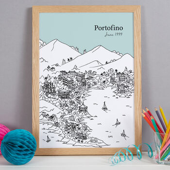 Personalised Portofino Print, 6 of 10