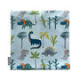 Soft Cosy And Cuddly Kids Toddler Blanket Dinosaur Blue, thumbnail 1 of 5