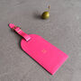 Monogram Leather Luggage Tag – Personalised Travel Gift, thumbnail 2 of 12