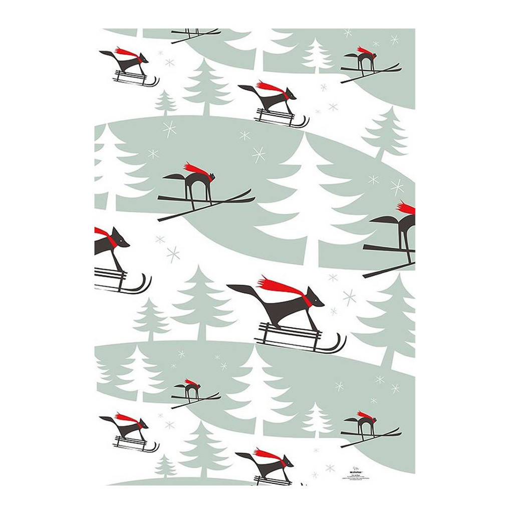 Cats And Dogs Christmas Wrapping Paper By Little Baby Company