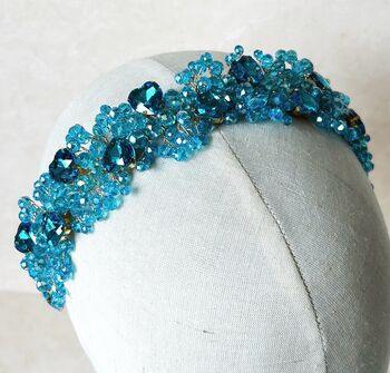 Sky Blue Heart Headband, 2 of 6