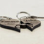 Personalised Always And Forever Couples Jigsaw Keyrings, thumbnail 2 of 2