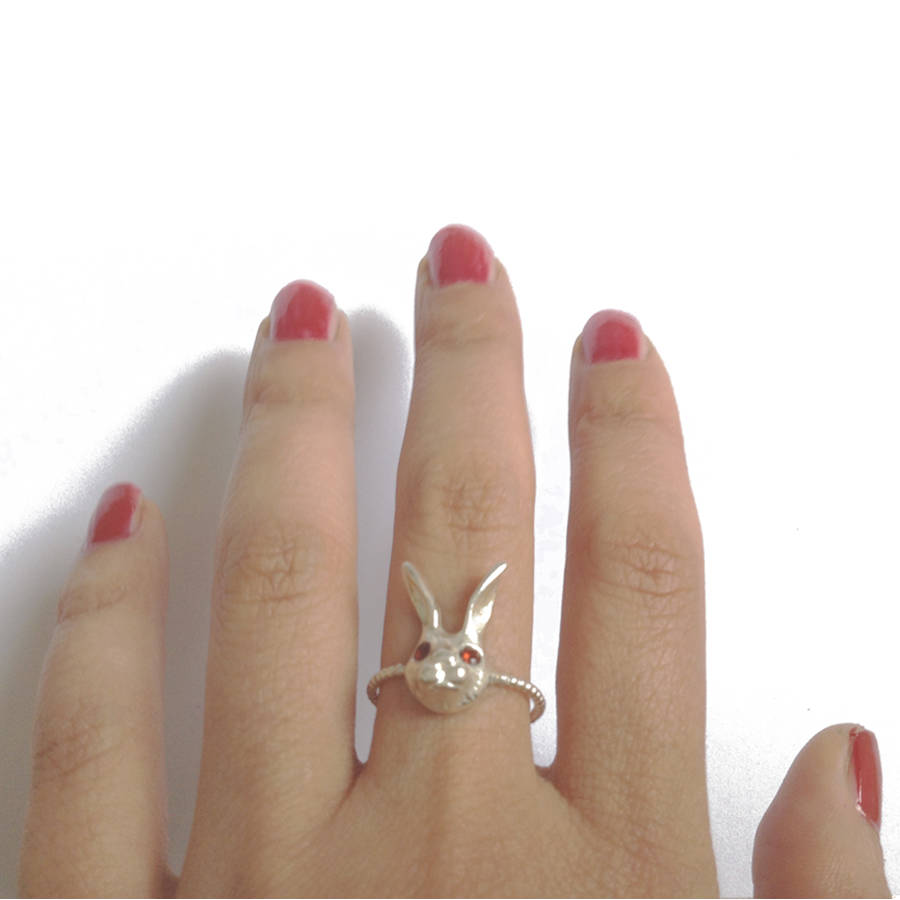 Rabbit on sale head ring