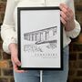 Ribblehead Viaduct Hand Illustrated Yorkshire Print, thumbnail 2 of 9